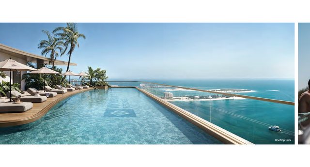 Rooftop pool